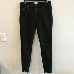 Ann Taylor LOFT Modern Skinny Black Legging  Stretchy Jeans Size 8
